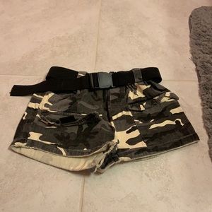 Women’s camo shorts